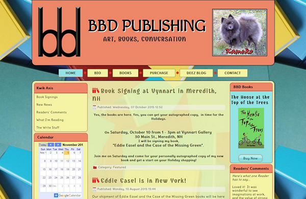 BBD Publishing CMS-enabled website with e-commerce capabilities