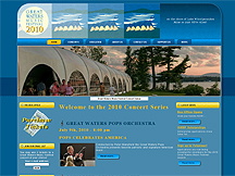 Great Waters Music Festival's new CMS-enabled website was designed by Jim Fontaine of PCS Web Design