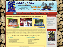 Logs-of-Fun.com and Daytonafunpark.com share website design by PCS Web Design